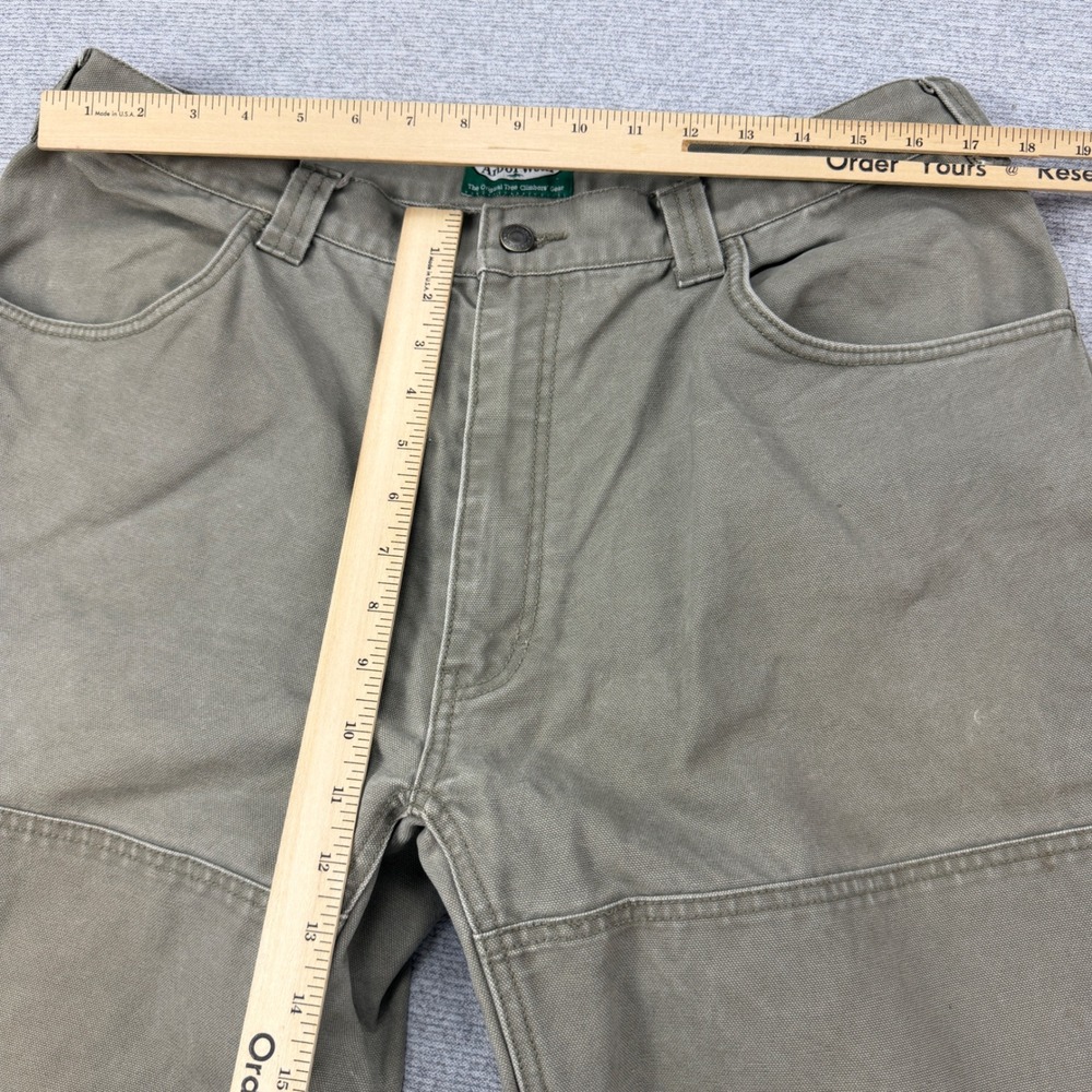 Arborwear Original Tree Climbers Gear Pants Mens 38x32 Green  Canvas Work Dist - Picture 4 of 16